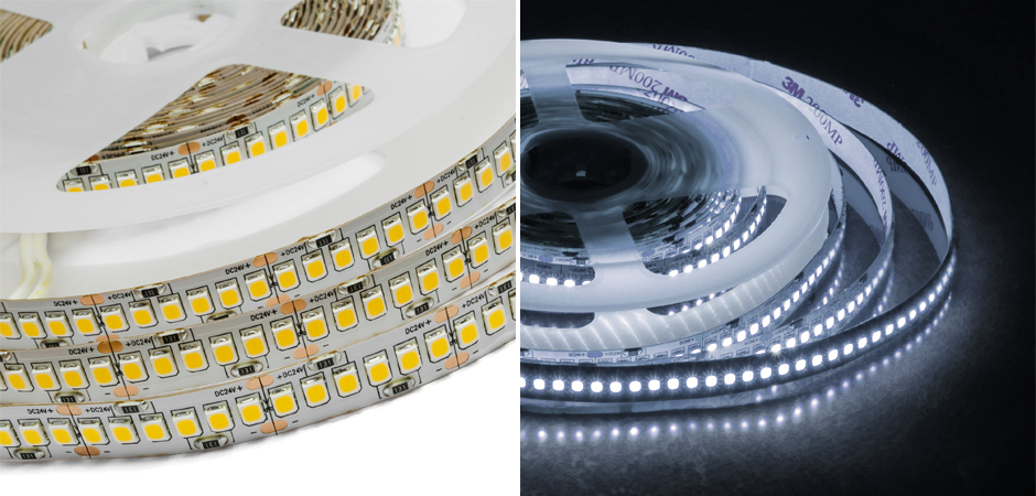 Светодиодная лента 26W/m 240LED/m 2835SMD 5м дневной белый Светодиодная лента 26W/m 240LED/m 2835SMD 5м дневной белый - Loft-Concept в Барнауле