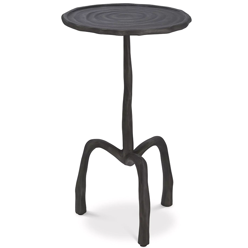 Приставной стол Eichholtz Side Table Kubu S Темная бронза Черный Приставной стол Eichholtz Side Table Kubu S Темная бронза Черный в Барнауле | Loft Concept