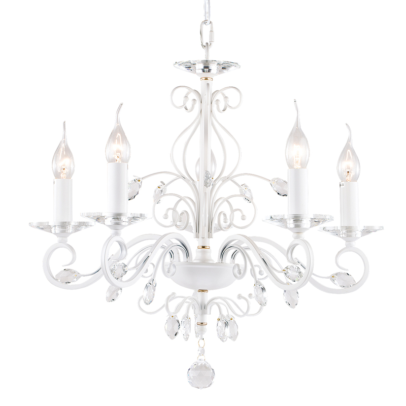 Люстра Magali Chandelier 57 Белый Прозрачный Люстра Magali Chandelier 57 Белый Прозрачный в Барнауле | Loft Concept