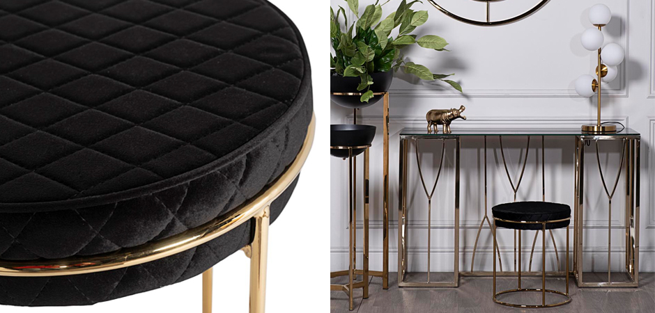 Пуф Rhombus Velours Black Пуф Rhombus Velours Black - Loft-Concept в Барнауле