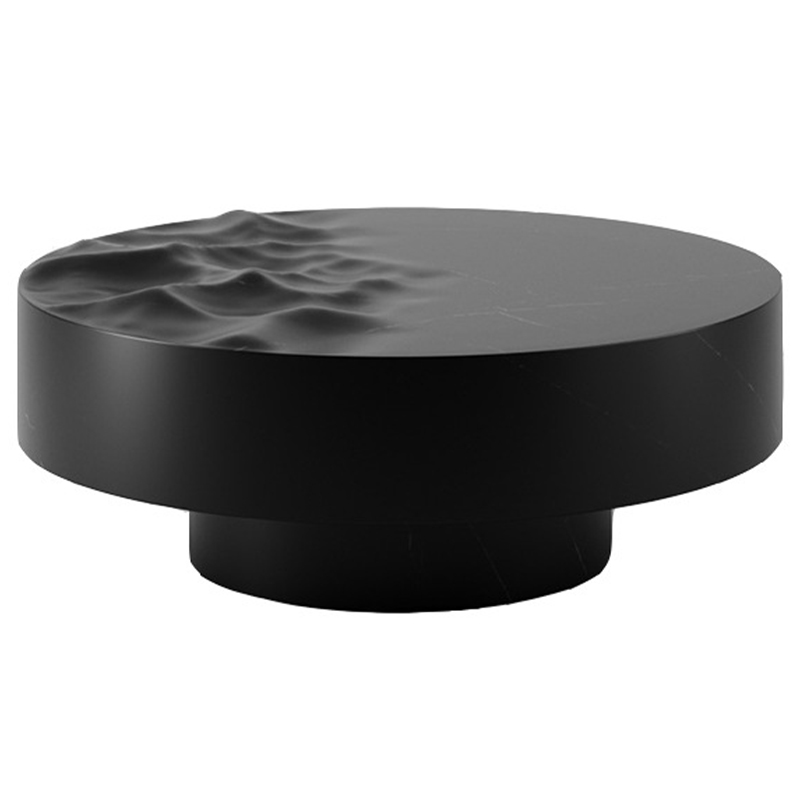Дизайнерский журнальный стол Mathieu Lehanneur Sculpts Ocean Memories Round Black Черный Мрамор Nero Дизайнерский журнальный стол Mathieu Lehanneur Sculpts Ocean Memories Round Black Черный Мрамор Nero в Барнауле | Loft Concept