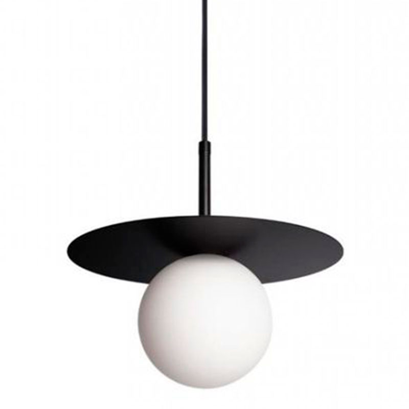 Подвесной светильник MATISSE Black 25 см Белый Черный Подвесной светильник MATISSE Black 25 см Белый Черный в Барнауле | Loft Concept