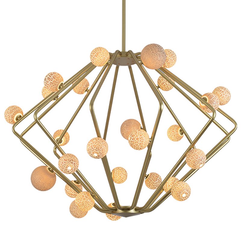 Люстра Cherry Bomb Cage Chandelier CB.29.01 Латунь Бежевый Люстра Cherry Bomb Cage Chandelier CB.29.01 Латунь Бежевый в Барнауле | Loft Concept