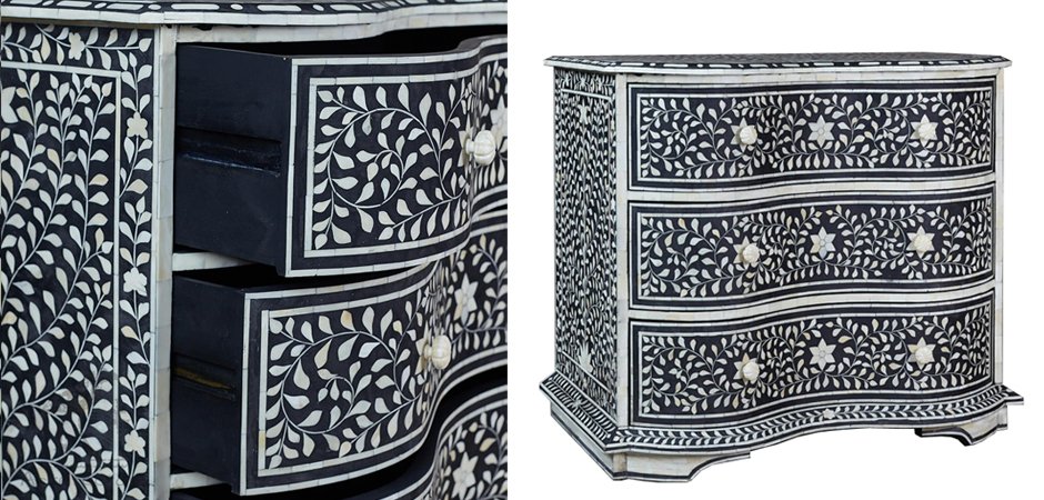 Комод Inlaid Bone Stars And Waves Комод Inlaid Bone Stars And Waves - Loft-Concept в Барнауле