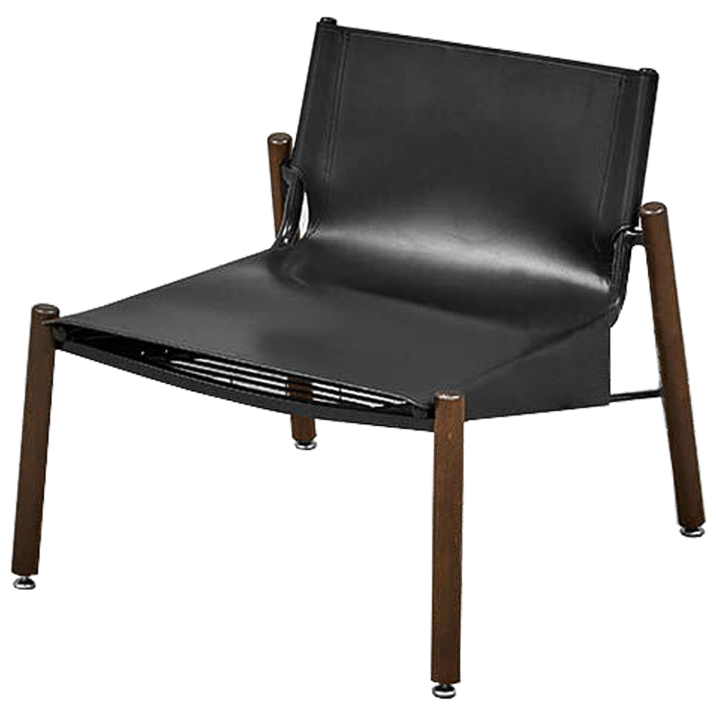Кресло Adriano Chair Черный Коричневый Кресло Adriano Chair Черный Коричневый в Барнауле | Loft Concept