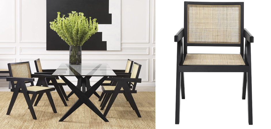 Стул Eichholtz Dining Chair Aristide black Стул Eichholtz Dining Chair Aristide black - Loft-Concept в Барнауле