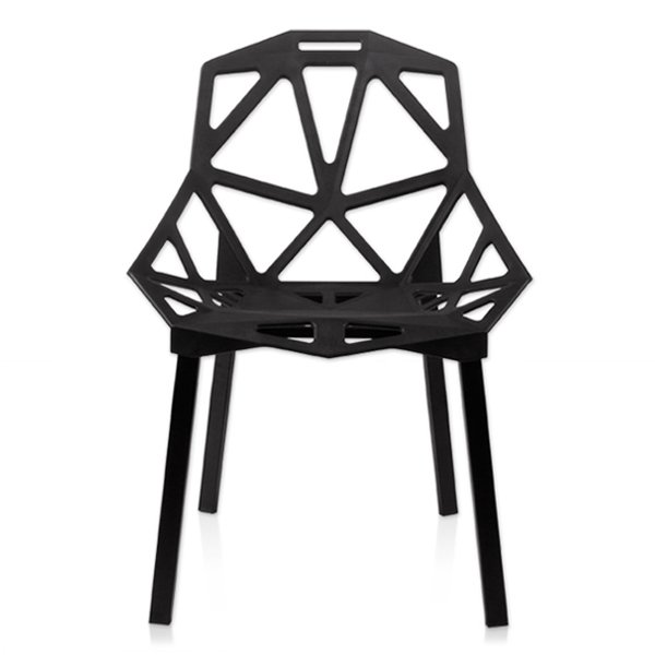 Дизайнерский стул CHAIR ONE black Черный матовый Дизайнерский стул CHAIR ONE black Черный матовый в Барнауле | Loft Concept