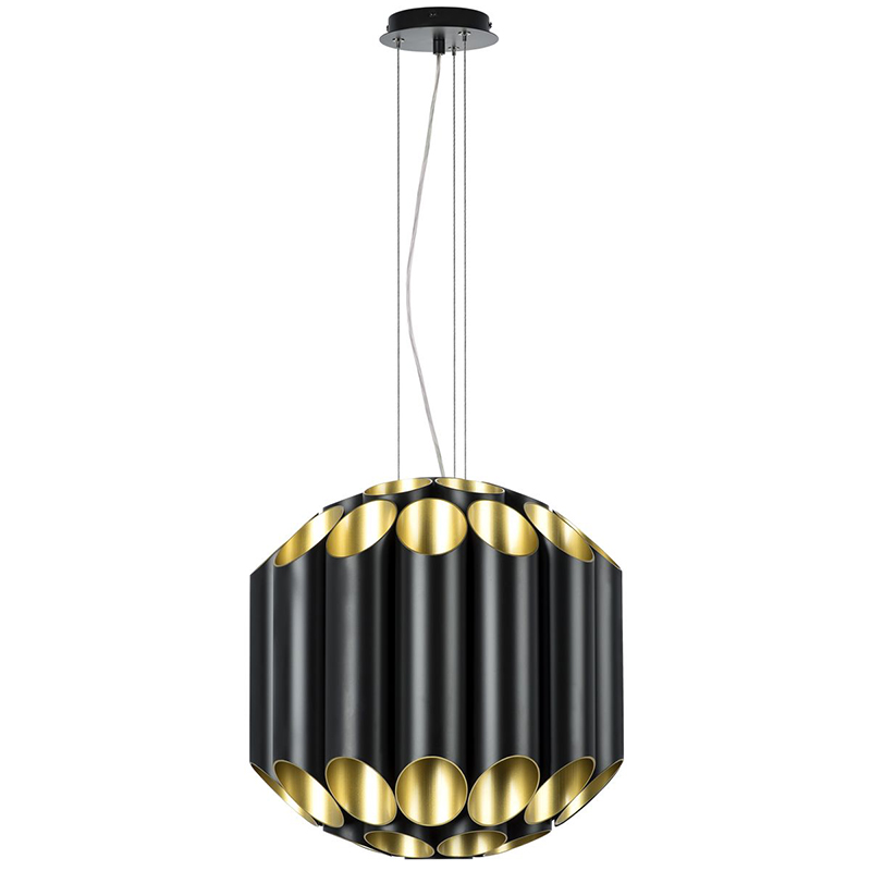 Люстра Garbi Black Pipe Organ Chandelier 44 Черный Золотой Люстра Garbi Black Pipe Organ Chandelier 44 Черный Золотой в Барнауле | Loft Concept