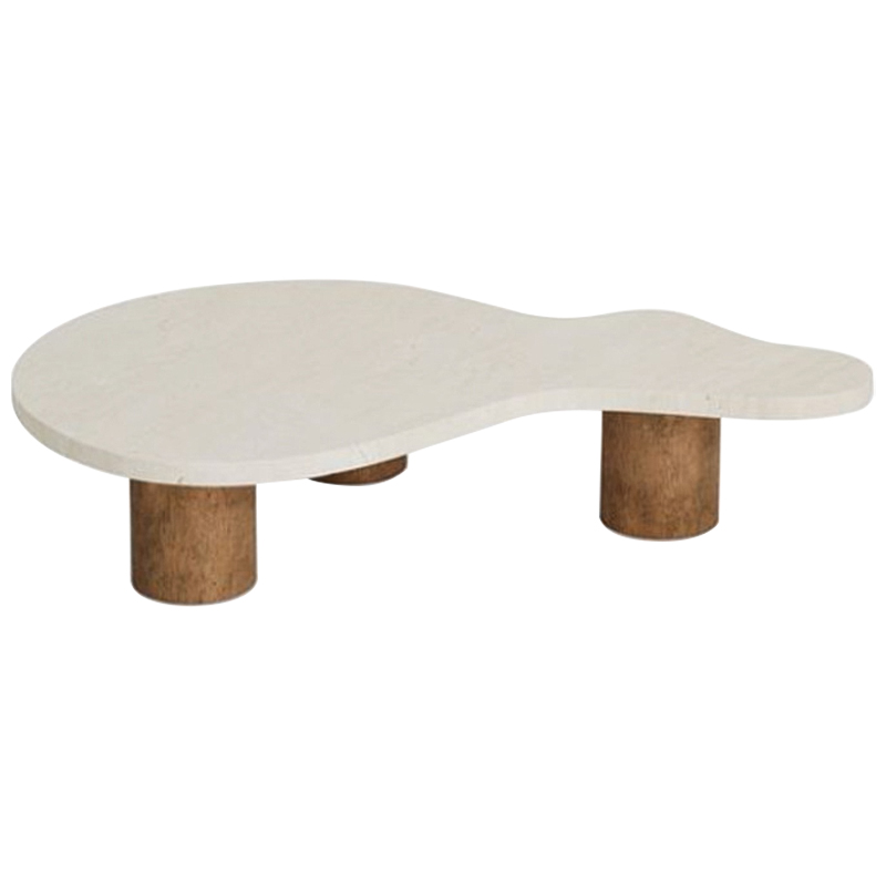 Кофейный стол LUCA COFFEE TABLE Бежевый Коричневый Кофейный стол LUCA COFFEE TABLE Бежевый Коричневый в Барнауле | Loft Concept
