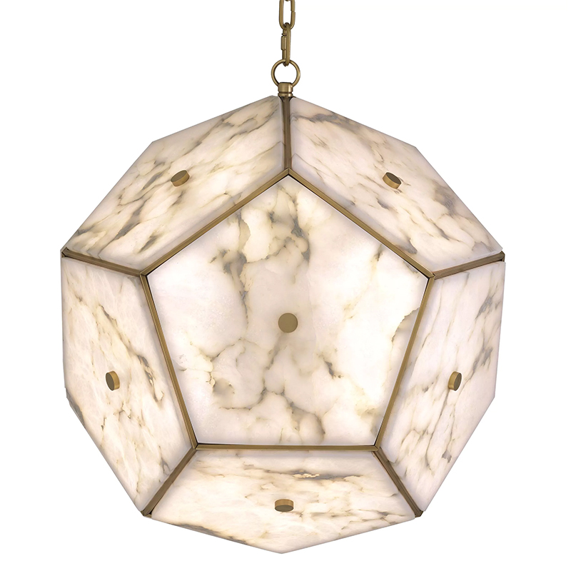 Люстра Eichholtz Lantern Gallo Белый Белый Мрамор Bianco Латунь Люстра Eichholtz Lantern Gallo Белый Белый Мрамор Bianco Латунь в Барнауле | Loft Concept