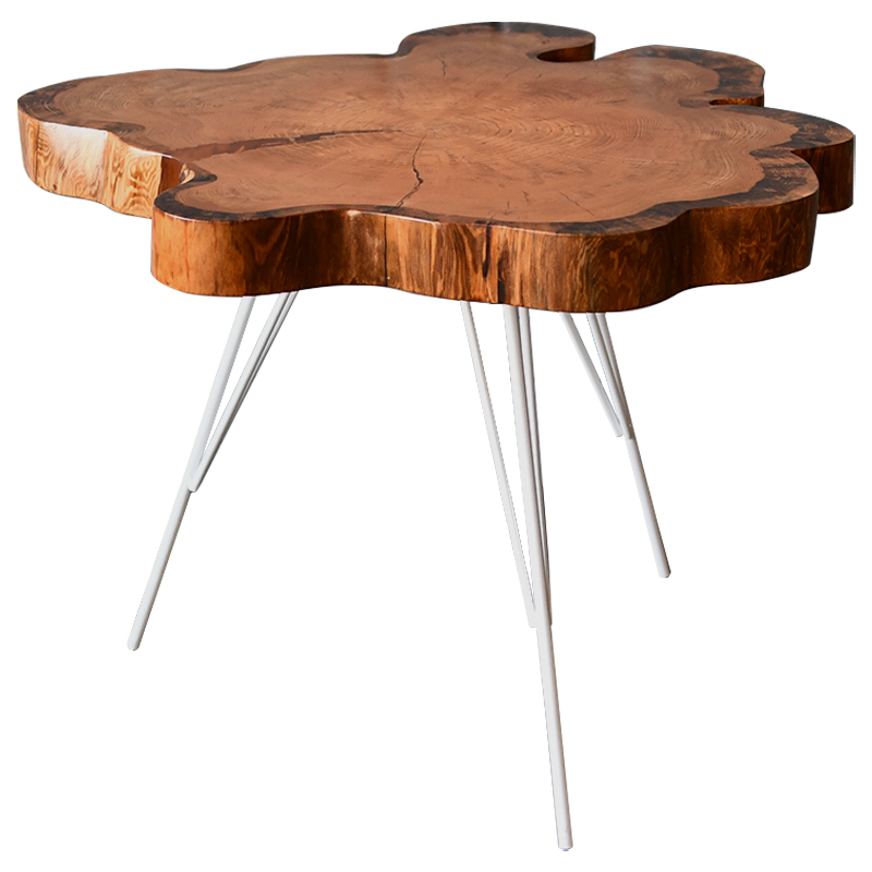 Кофейный стол Korben Industrial Metal Rust Coffee Table Древесина Белый Кофейный стол Korben Industrial Metal Rust Coffee Table Древесина Белый в Барнауле | Loft Concept