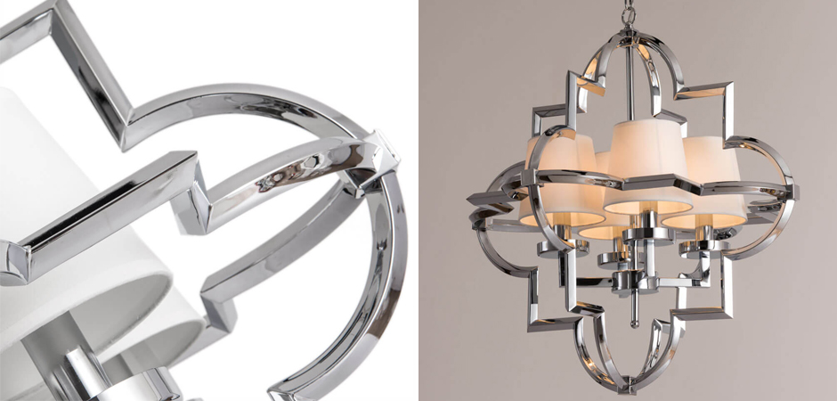 Люстра Lantern Rhombus Chromium Люстра Lantern Rhombus Chromium - Loft-Concept в Барнауле