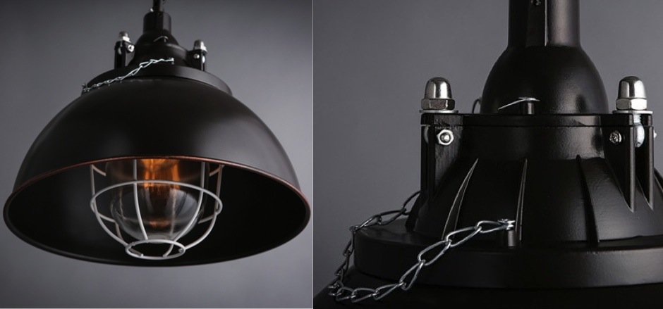 Светильник Loft Industrial Metal Cage Вreamboat Светильник Loft Industrial Metal Cage Вreamboat - Loft-Concept в Барнауле