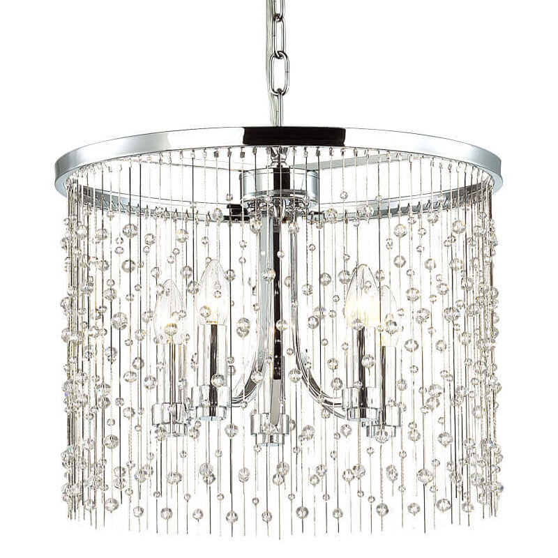 Люстра Hailstorm Rain Chandelier chrome Прозрачный (Transparent) Хром Люстра Hailstorm Rain Chandelier chrome Прозрачный (Transparent) Хром в Барнауле | Loft Concept