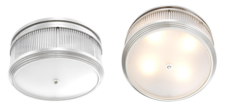 Потолочный светильник Ceiling Lamp Rousseau Nickel Потолочный светильник Ceiling Lamp Rousseau Nickel - Loft-Concept в Барнауле