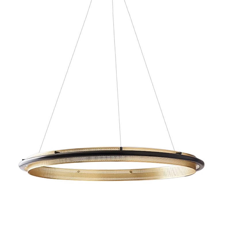 Люстра Gold ring horizontal pendant Золотой Люстра Gold ring horizontal pendant Золотой в Барнауле | Loft Concept