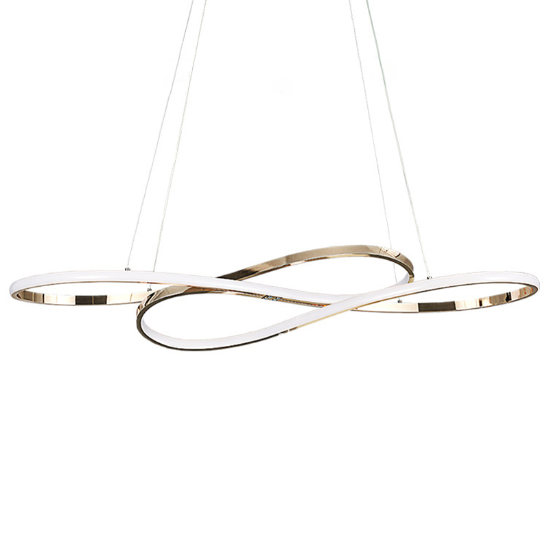 Светодиодная люстра в виде спирали Spiral Lighting Gold Глянцевое золото в Барнауле | Loft Concept 
