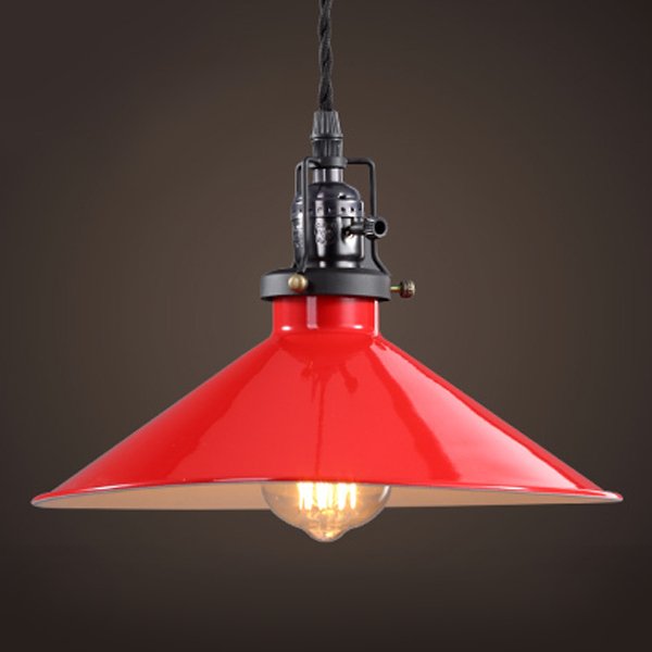 Красный подвесной светильник Loft Factory filament RED Черный матовый Красный (Red) Красный подвесной светильник Loft Factory filament RED Черный матовый Красный (Red) в Барнауле | Loft Concept