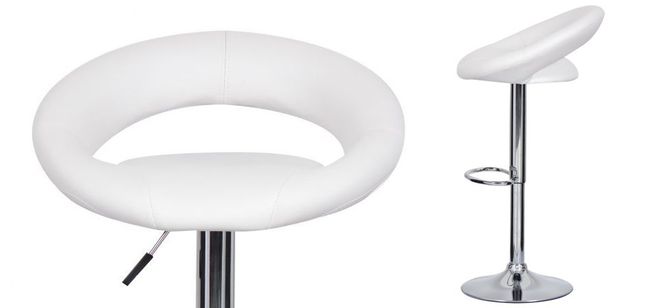 Барный стул Ring Dark White Барный стул Ring Dark White - Loft-Concept в Барнауле