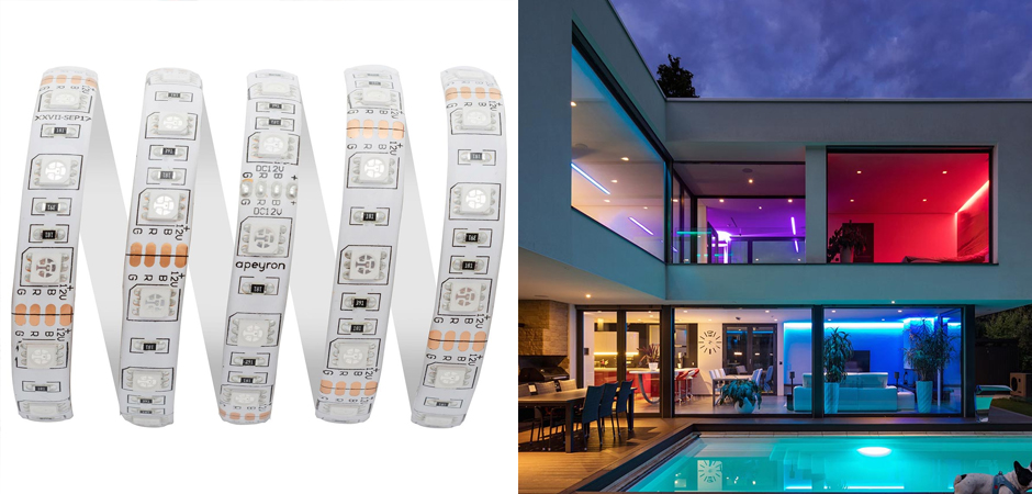 Светодиодная влагозащищенная лента 5М 14,4W/m 60LED/m 5050SMD разноцветная Светодиодная влагозащищенная лента 5М 14,4W/m 60LED/m 5050SMD разноцветная - Loft-Concept в Барнауле