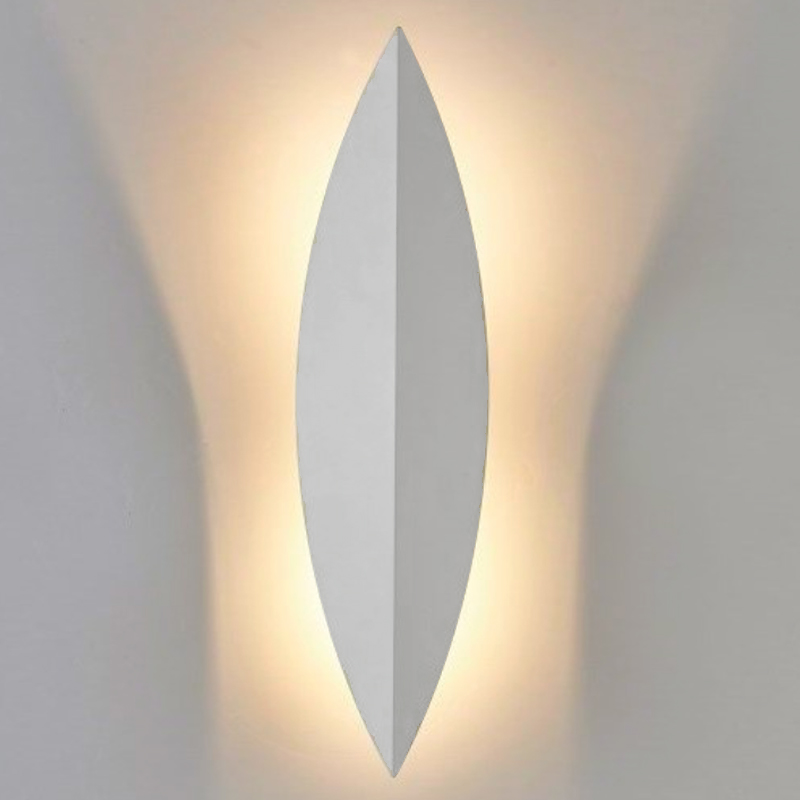 Art Deco Leaf Wall Lamp White Белый Art Deco Leaf Wall Lamp White Белый в Барнауле | Loft Concept