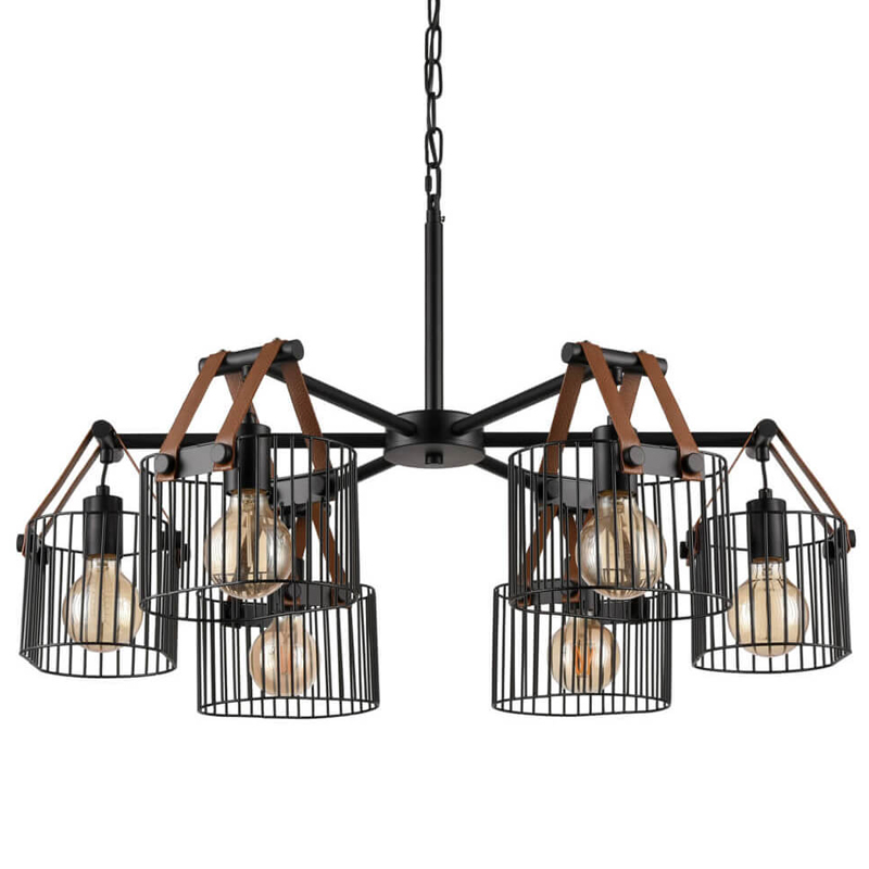 Люстра Cage Wire Color D76 Черный Люстра Cage Wire Color D76 Черный в Барнауле | Loft Concept
