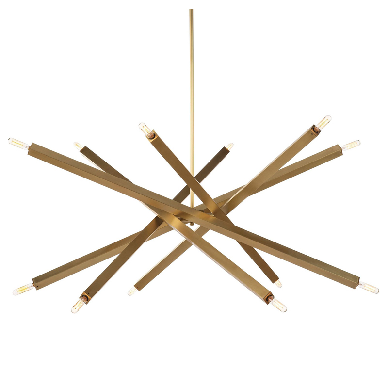 Люстра Blathmac Brass Chandelier Латунь в Барнауле | Loft Concept 