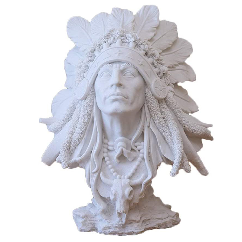 Native american indian figurine A Белый в Барнауле | Loft Concept 