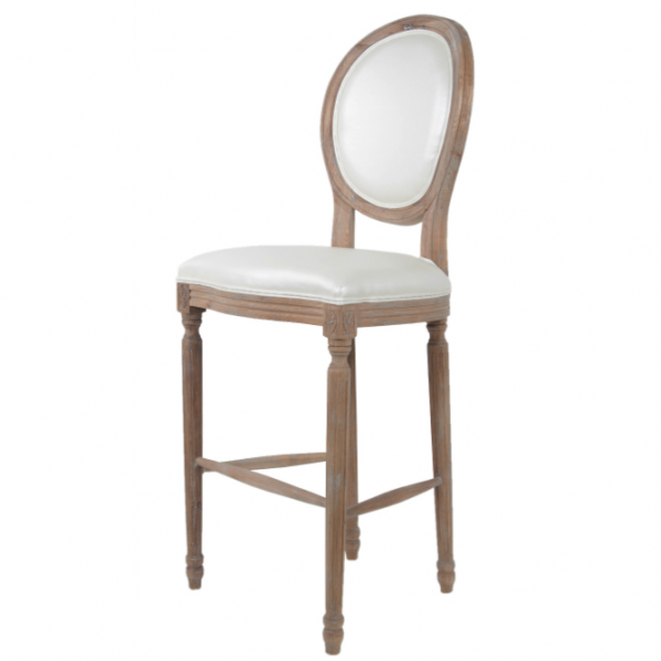 Стул French chairs Provence Bar Brown Chair Белый Коричневый Стул French chairs Provence Bar Brown Chair Белый Коричневый в Барнауле | Loft Concept
