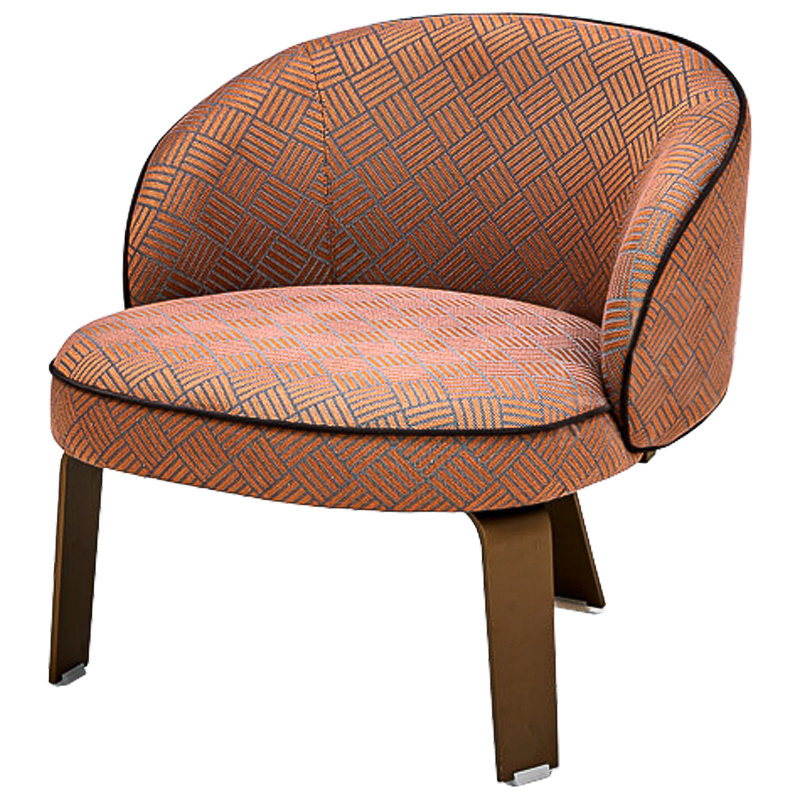 Кресло Muynck Chair Медь светлая Коралловый Кресло Muynck Chair Медь светлая Коралловый в Барнауле | Loft Concept