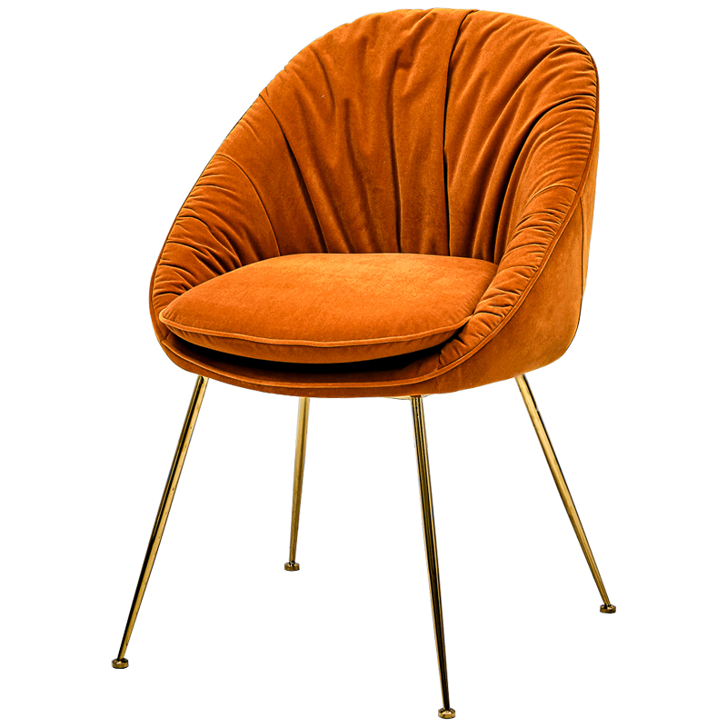 Стул Perrers Stool Orange Оранжевый Глянцевое золото Стул Perrers Stool Orange Оранжевый Глянцевое золото в Барнауле | Loft Concept