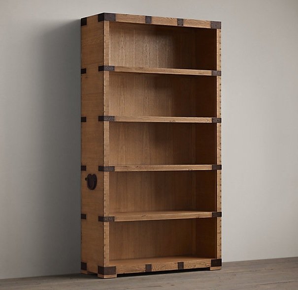 Стеллаж Vintage Loft Rack 2 Дуб темный Стеллаж Vintage Loft Rack 2 Дуб темный в Барнауле | Loft Concept