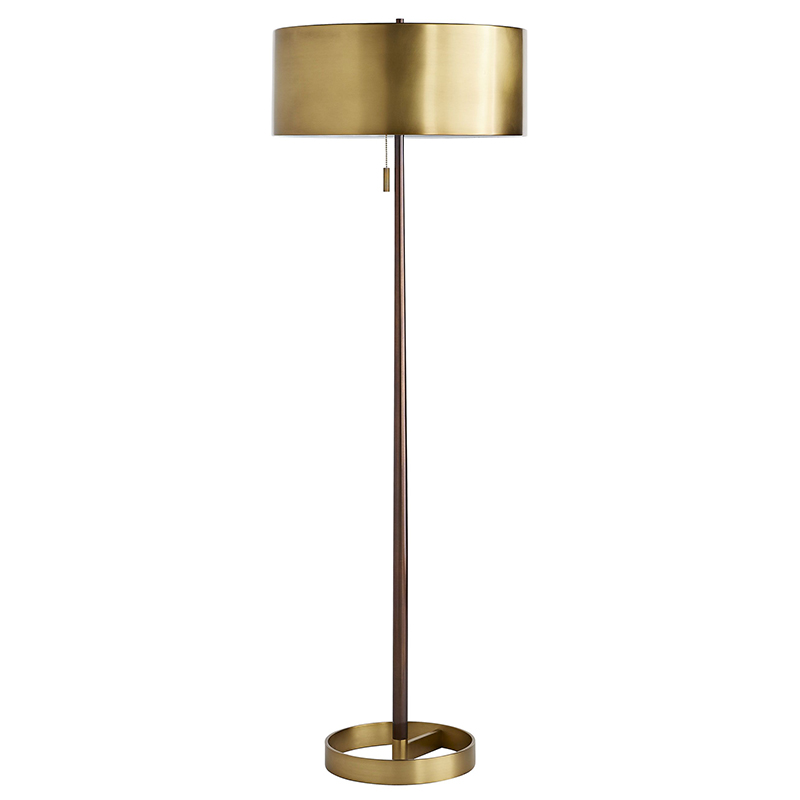 Торшер Arteriors VIOLETTA FLOOR LAMP Латунь в Барнауле | Loft Concept 