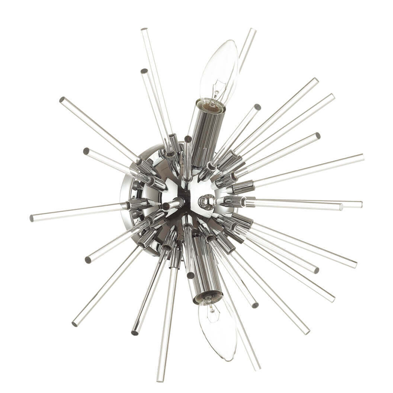 Бра Varg Sputnik Sconce Хром Прозрачный в Барнауле | Loft Concept 