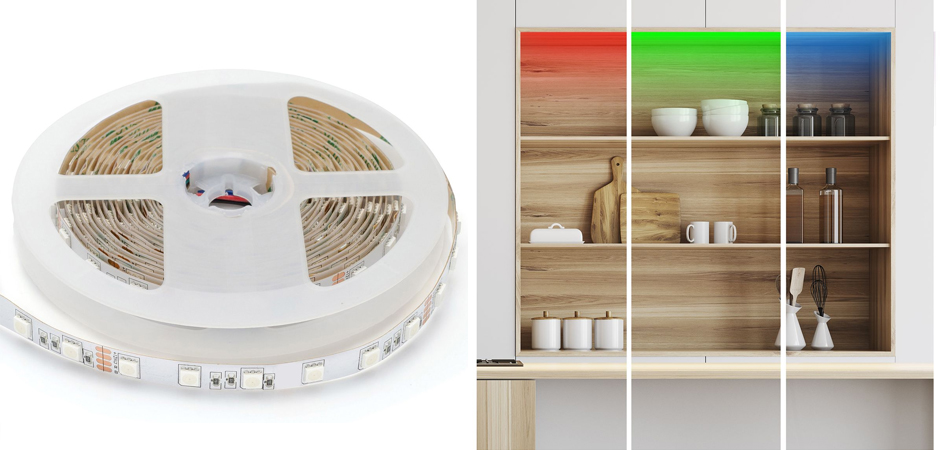Светодиодная лента 15W/m 60LED/m 5050SMD разноцветная 5M Светодиодная лента 15W/m 60LED/m 5050SMD разноцветная 5M - Loft-Concept в Барнауле