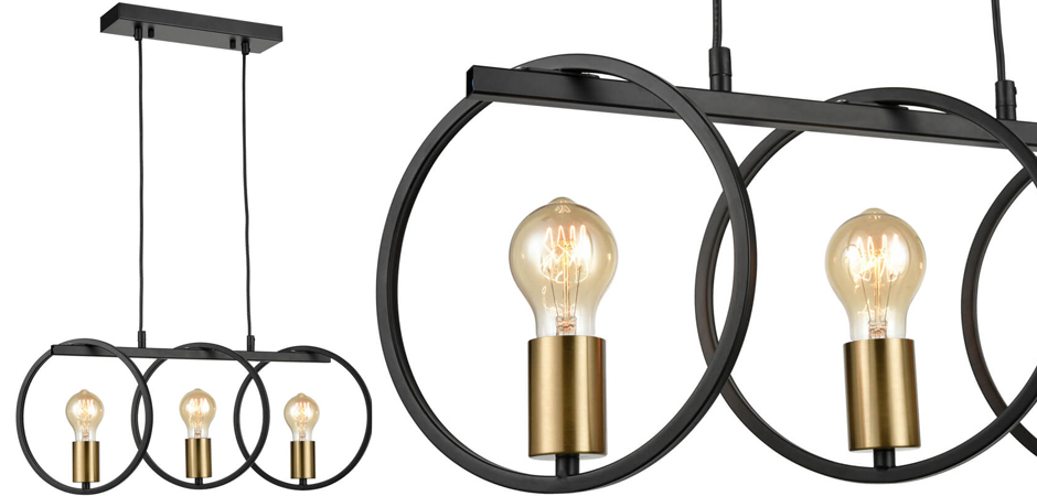 Люстра Loft Rings Ligh 3 Люстра Loft Rings Ligh 3 - Loft-Concept в Барнауле