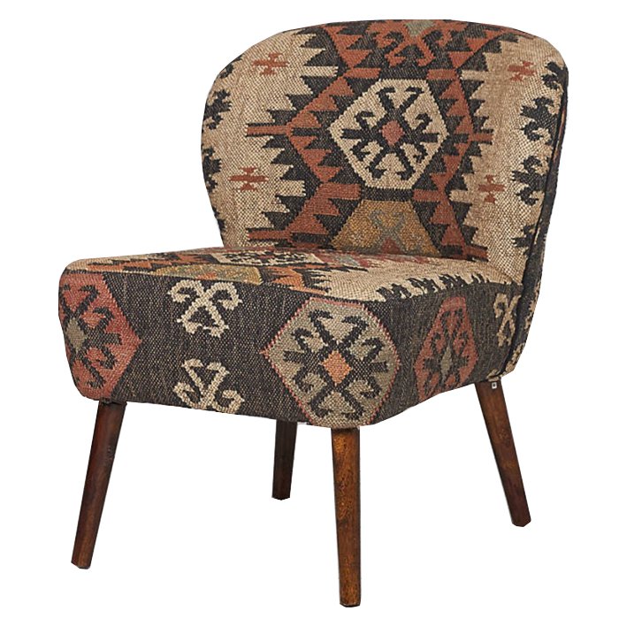 Кресло KELIM Brown Chair Коричневый Кресло KELIM Brown Chair Коричневый в Барнауле | Loft Concept