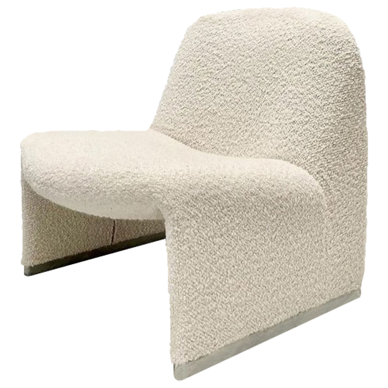 Кресло Kaydan White Boucle Armchair Кресло Kaydan White Boucle Armchair в Барнауле | Loft Concept