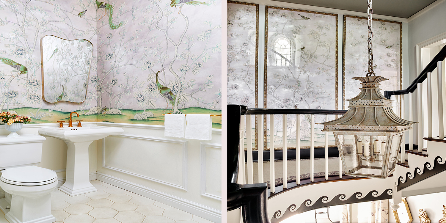 Обои ручная роспись Chatsworth Lilac - фото №1