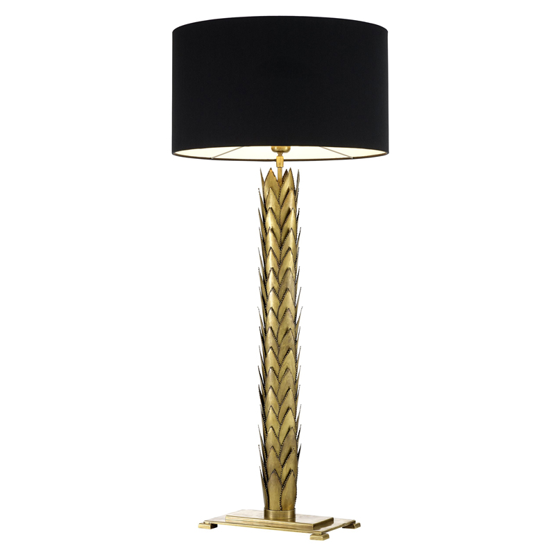 Настольная лампа Eichholtz Table Lamp Granada Латунь Черный Настольная лампа Eichholtz Table Lamp Granada Латунь Черный в Барнауле | Loft Concept
