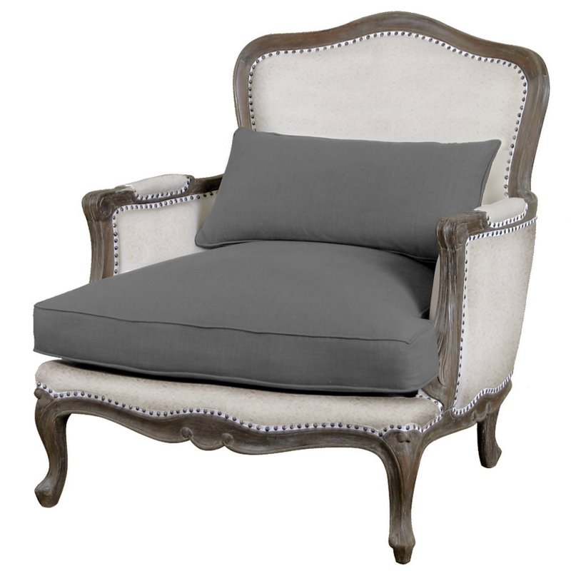 Кресло Bergere Royal Louis XVI Кресло Бержер ivory ( слоновая кость ) Дерево Темно-Серый Кресло Bergere Royal Louis XVI Кресло Бержер ivory ( слоновая кость ) Дерево Темно-Серый в Барнауле | Loft Concept