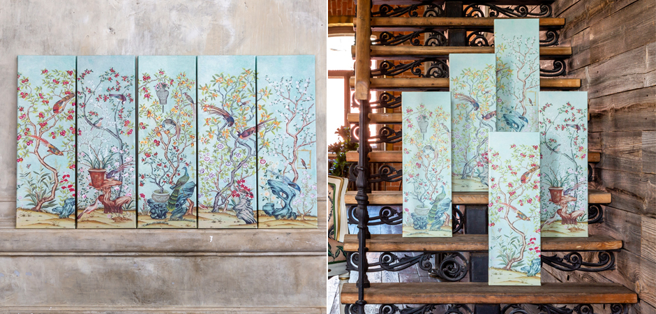 Постер Blue Chinoiserie 1 Постер Blue Chinoiserie 1 - Loft-Concept в Барнауле