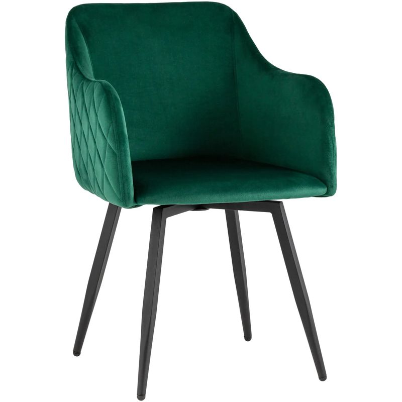 Стул Вращающийся Nika Chair Цвет Изумрудный Зеленый Изумрудный Черный Стул Вращающийся Nika Chair Цвет Изумрудный Зеленый Изумрудный Черный в Барнауле | Loft Concept