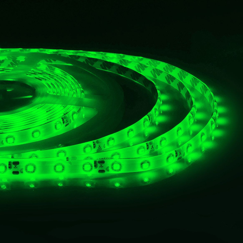 Светодиодная влагозащищенная лента 4,8W/m 60LED/m 3528SMD зеленый Белый Светодиодная влагозащищенная лента 4,8W/m 60LED/m 3528SMD зеленый Белый в Барнауле | Loft Concept