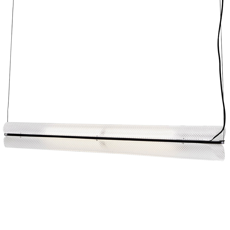 Дизайнерский линейный подвесной светильник VALE SERIES LINEAR HANGING LAMP Прозрачный Черный Дизайнерский линейный подвесной светильник VALE SERIES LINEAR HANGING LAMP Прозрачный Черный в Барнауле | Loft Concept