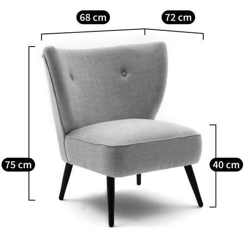 Кресло с декором бахрома Linen Fringe Chair Beige Кресло с декором бахрома Linen Fringe Chair Beige в Барнауле
