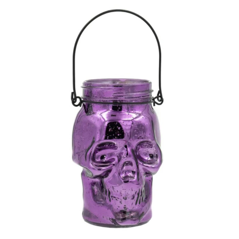 Подсвечник Glass Skull Пурпурный Подсвечник Glass Skull Пурпурный в Барнауле | Loft Concept