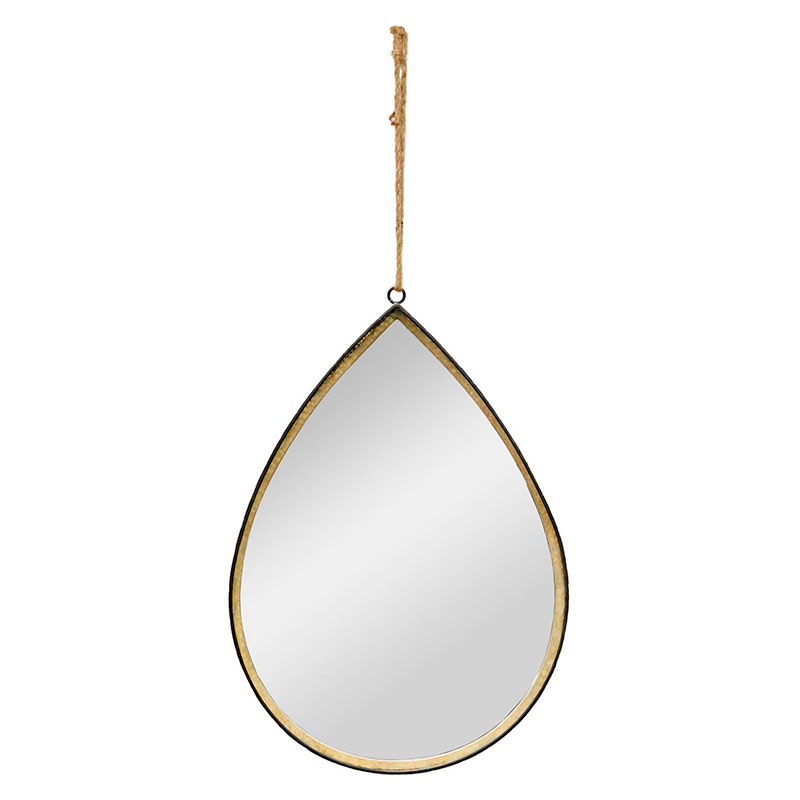 Зеркало в виде капли Golden Drop Золотой Зеркало в виде капли Golden Drop Золотой в Барнауле | Loft Concept