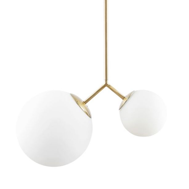 Подвесной светильник VIOLA WALL Lamp Латунь Белый Подвесной светильник VIOLA WALL Lamp Латунь Белый в Барнауле | Loft Concept