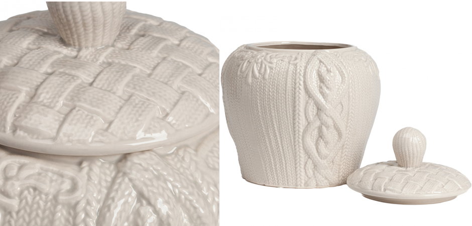 Ваза Knitted Pattern с крышкой Ваза Knitted Pattern с крышкой - Loft-Concept в Барнауле